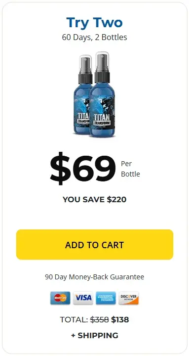 Buy TITAN TRANSFORM 2 Bottles Buy TITAN TRANSFORM 2 Bottles