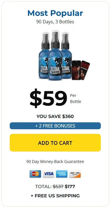 Buy TITAN TRANSFORM 3 Bottles Buy TITAN TRANSFORM 3 Bottles